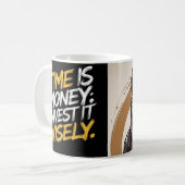 Tijd is geld - Mok (Voorkant links)