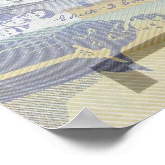 Tijd is geld poster (Hoek)