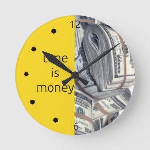 Tijd is geld ronde klok