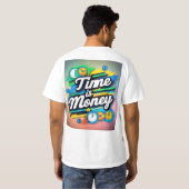 Tijd is geld t-shirt (Achterkant volledig)