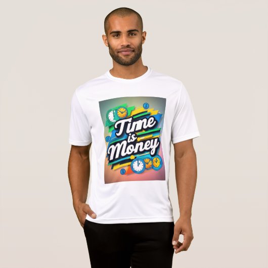 Tijd is geld t-shirt (Voorkant volledig)