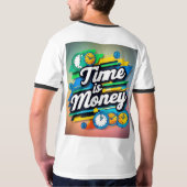 Tijd is geld t-shirt (Achterkant volledig)