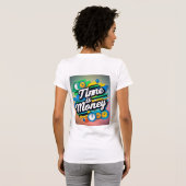 Tijd is geld t-shirt (Achterkant volledig)