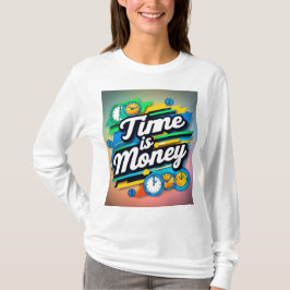 Tijd is geld t-shirt