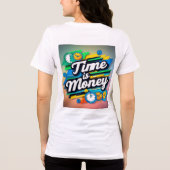 Tijd is geld Tri-Blend shirt (Achterkant)