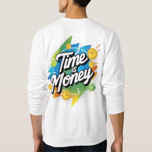 Tijd is geld trui (Achterkant)