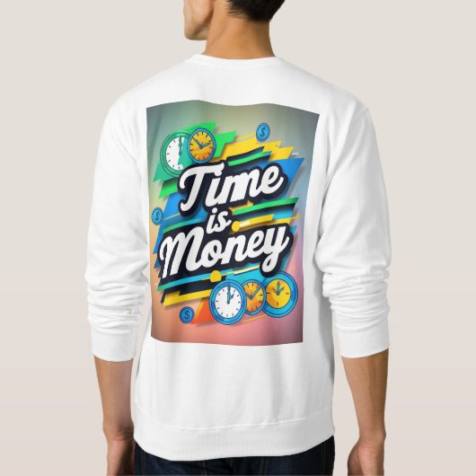 Tijd is geld trui (Achterkant)