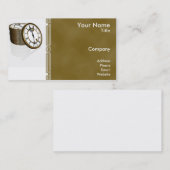 Tijd is Geld Visitekaartje (Voorkant / Achterkant)