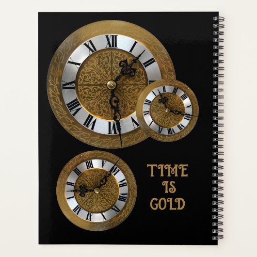 Tijd is goud planner (Achterkant)