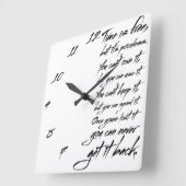 Tijd is gratis, maar het is onbetaalbaar. Je kunt Vierkante Klok (Hoek)