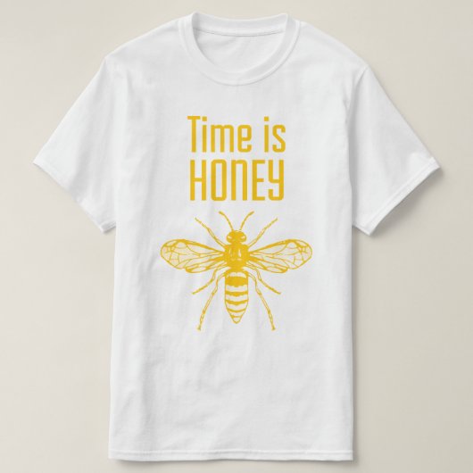 Tijd is honing t-shirt (Design voorkant)