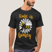 Tijd is honingbijenbloem t-shirt (Voorkant)