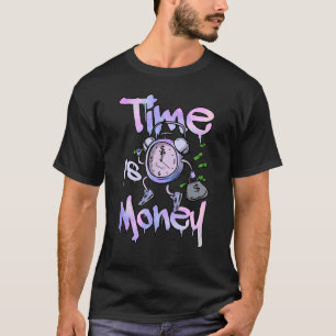 Tijd is klok druppelen Zen Master 4s matching T-shirt