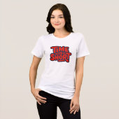 Tijd is kort Tri-Blend shirt (Voorkant volledig)
