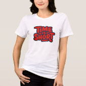 Tijd is kort Tri-Blend shirt (Voorkant)