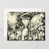  tijd is kostbaar briefkaart (Voorkant / Achterkant)