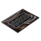 Tijd is kostbaar notitieboek (Linkerzijde)