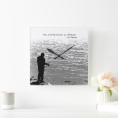 Tijd is maar de Stroom Vierkante Klok (Huis)