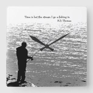 Tijd is maar de Stroom Vierkante Klok