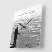 Tijd is maar de Stroom Vierkante Klok (Hoek)