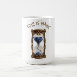 Tijd is magie - Mystieke zandloper Fantasy Mok