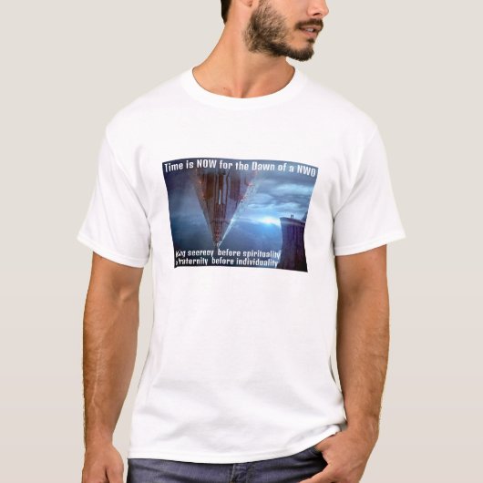 Tijd is nu (licht) T-shirt (Voorkant)
