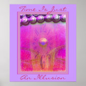 Tijd is slechts een illusie poster (Voorkant)