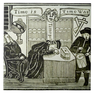 'Tijd is, tijd was', kopie van een illustratie van Tegeltje