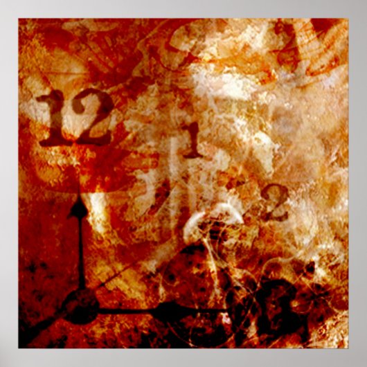 Tijd is van essentieel belang poster (Voorkant)