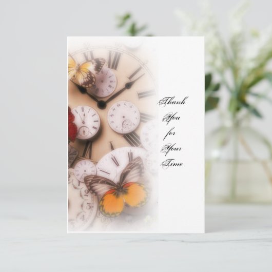 Tijd Kaart (Staand voorkant)