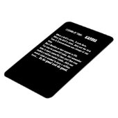 Tijd & Karma koelkastmagneten Magneet (Linkerzijde)