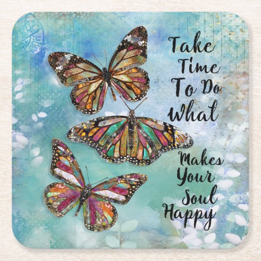 Tijd Kartonnen Onderzetters (Voorkant)