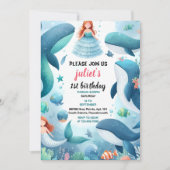 tijd koele vis zee blauwe walvishaai 1e Verjaardag Kaart (Voorkant)