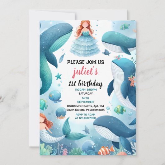 tijd koele vis zee blauwe walvishaai 1e Verjaardag Kaart (Voorkant)