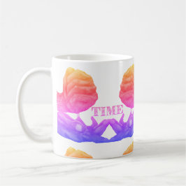 Tijd koffiemok