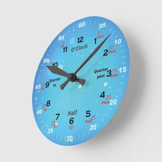 Tijd leren  ronde klok (Hoek)