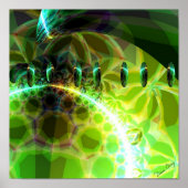 Tijd - Limoen en goudgroei Poster (Voorkant)