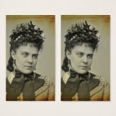 Tijd loopt af op visitekaartjes (Voorkant /achterkant)