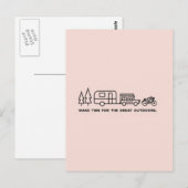 Tijd maken voor het Grote Briefkaart Buiten (Voorkant / Achterkant)