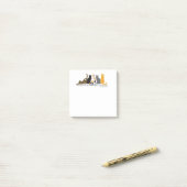 Tijd met Cats Post-it Notes (Op bureau)