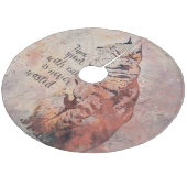 Tijd met katten fleece kerstboom rok (Gekanteld)