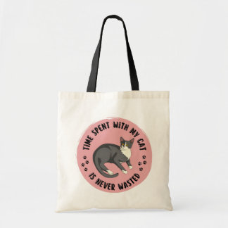 Tijd Met Mijn Kat Is Nooit Verloren – Mooie Kat Tote Bag