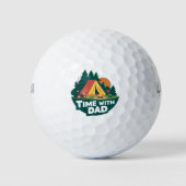 Tijd met papa - Vaderdag Golfballen (Voorkant)