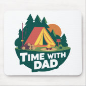 Tijd met papa - Vaderdag Muismat (Voorkant)