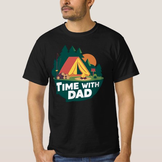 Tijd met papa - Vaderdag T-shirt (Voorkant)