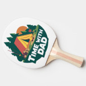 Tijd met papa - Vaderdag Tafeltennisbatje (Zijkant)