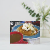 Tijd met u - de belangrijkste maaltijd van de dag briefkaart (Staand voorkant)