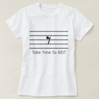 Tijd nemen om T-Shirt te rusten