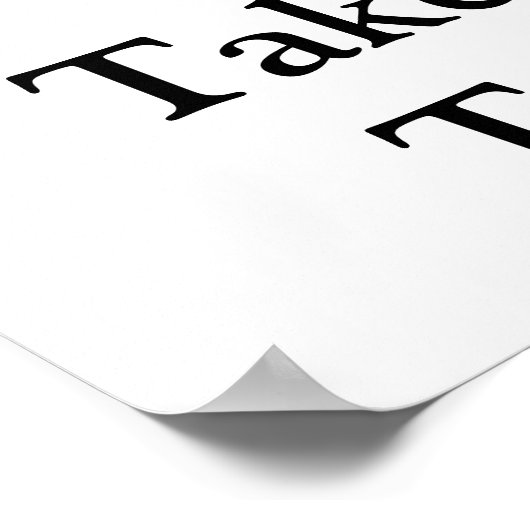 Tijd nemen om te lezen poster (Hoek)