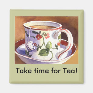 Tijd nemen voor Tea Magnet